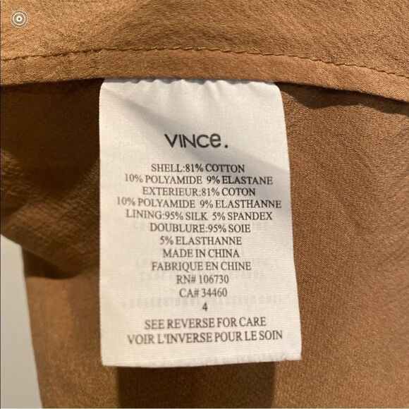 Vince navy blue lace midi dress size 4 - Picture 6 of 6